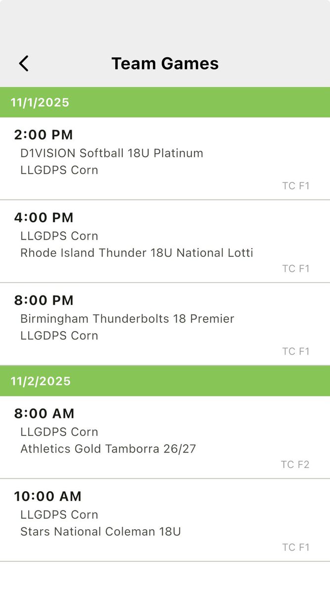 Can’t wait for my first fall tournament with the new squad! Going to be a great weekend of ball. <a href="/LadyLightningG2/">LLG DPS</a> <a href="/Org_LLG/">Lady Lightning Gold Org Account</a> <a href="/LLGCOACH/">LLG</a> <a href="/CoachButler12/">Kristen Butler</a> <a href="/_Nat_Yo/">Natalie Yonan</a> <a href="/DarynTMiller/">Daryn Miller</a> <a href="/SftbalCoachNick/">Nick French</a> <a href="/SoftbalAmerica/">Softball America</a> <a href="/LineDsoftball/">Line Drive Media</a> <a href="/KaleighRafter/">Kaleigh Rafter OLY</a>