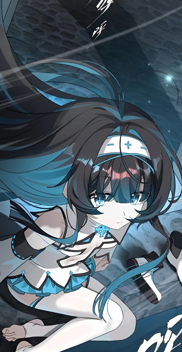 MaxLevelAngel's tweet photo. “When someone silently watches another, it’s either to wait for an opportunity to attack them or to find an opening to ask for something. Which one are you, Miss stranger?”

The priestess spoke aloud to the presence watching her from some distant darkness. https://t.co/Psxv8T9bkg