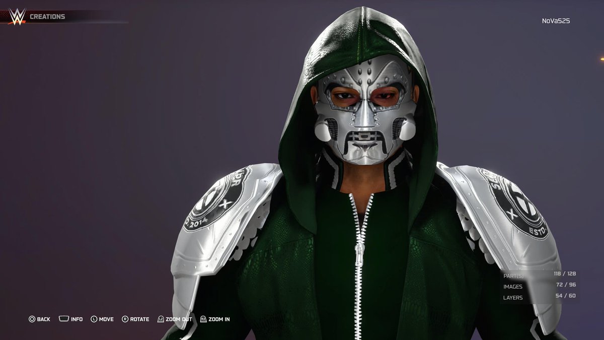 NoVa525's tweet photo. Not a Halloween costume but since I probably won't use it this year...

Here's the gear I almost used for @COHwrestling1's #RumbleInTheJungle #DrDoom https://t.co/P1kAKVU9Zj