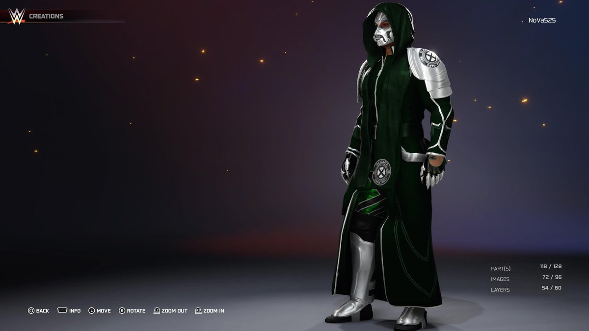 NoVa525's tweet photo. Not a Halloween costume but since I probably won't use it this year...

Here's the gear I almost used for @COHwrestling1's #RumbleInTheJungle #DrDoom https://t.co/P1kAKVU9Zj