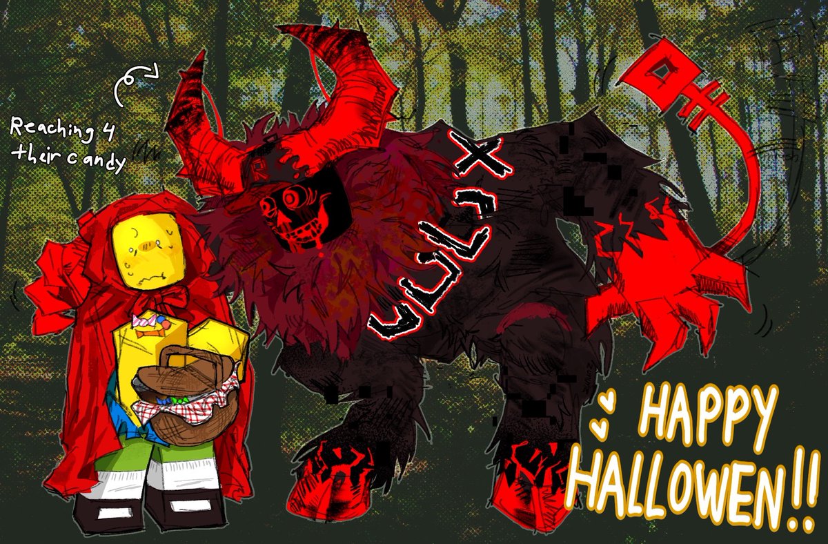 YAEYY HAPPY HALLOWEEN #forsakenfanart #guest666 #noob