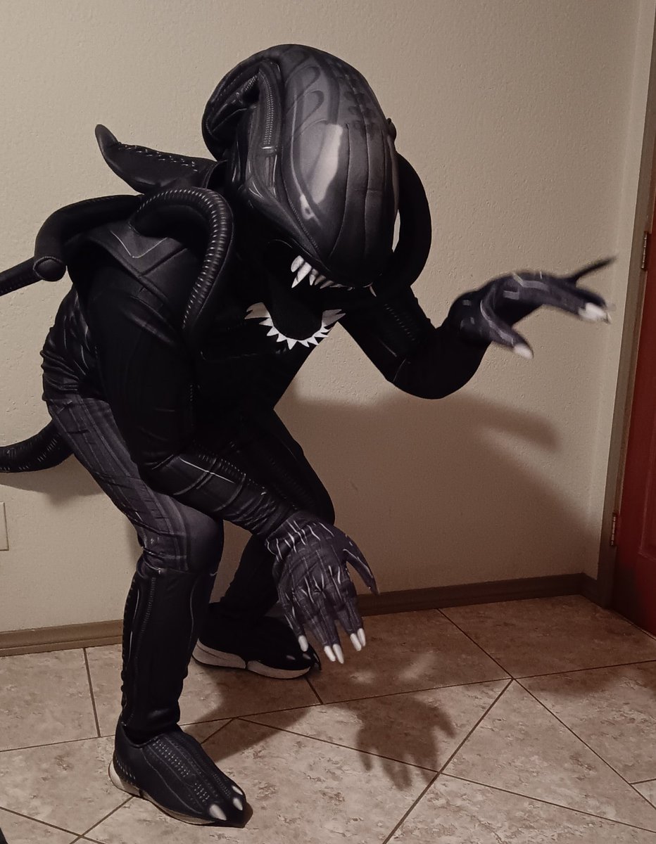 EddieNocturnal's tweet image. HAPPY HALLOWEEN everyone!!! Stay safe and watch your candies!! 👽👽👽🎃👻🖤💀👽👽👽 #aliens #xenomorph #Halloween2025