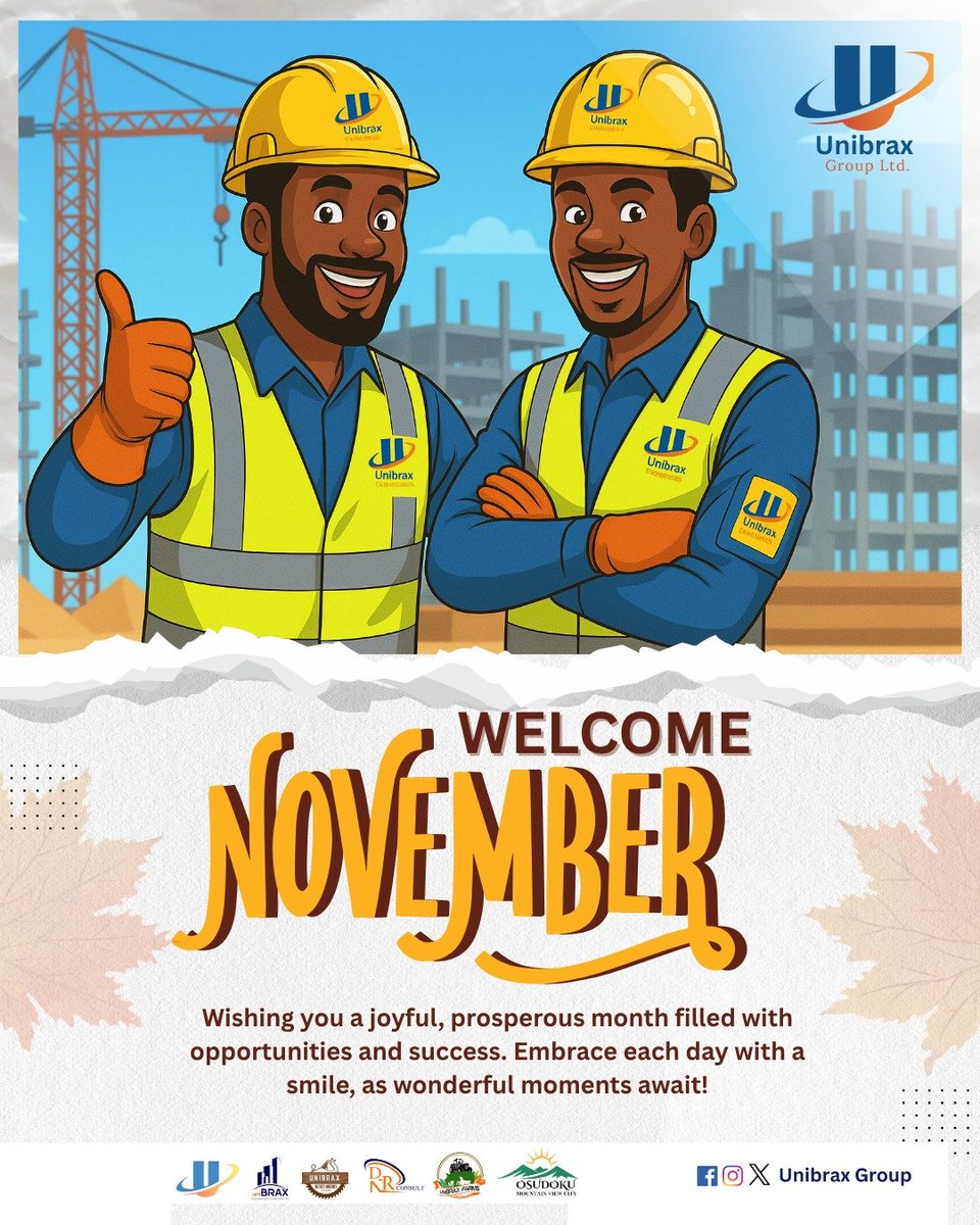UnibraxGroup's tweet photo. Welcome November! https://t.co/mttDusMmyY