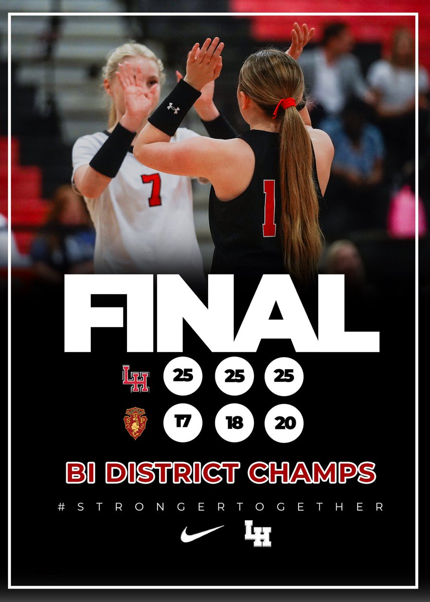 BI-DISTRICT CHAMPS 🔥🏐

Your Lady Wildcats sweep South Grand Prairie in straight sets (25–17, 25–18, 25–20) to advance to the next round!

Proud. Hungry. Focused. #StrongerTogether 💪