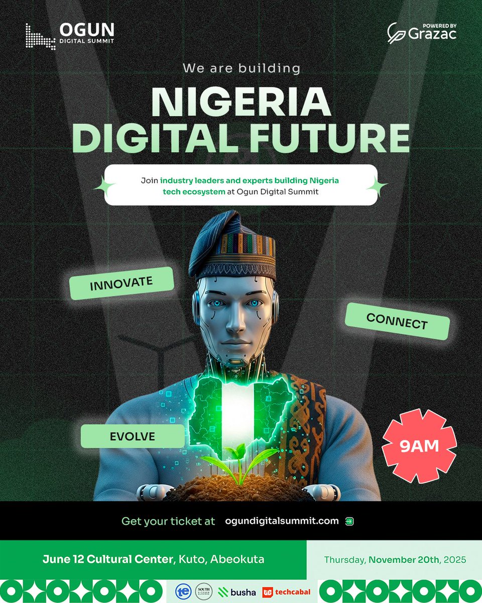 There's Ogun Digital Summit also
You shouldn't miss that, <a href="/OgunDgtSummit/">Ogun Digital Summit</a>

Register here: ogundigitalsummit.com