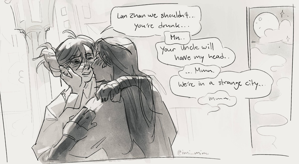 imi_mimimoo's tweet photo. And for your birthday, Wei Wuxian, I'm allowing you the devil wears prada office romance AU as a treat! 
#wangxian #mdzs https://t.co/QFsZZwOJA0