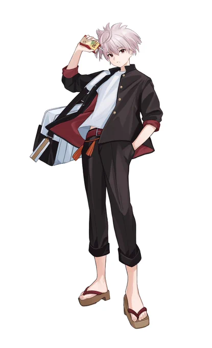 前に珍しく男の子描いたやつ
