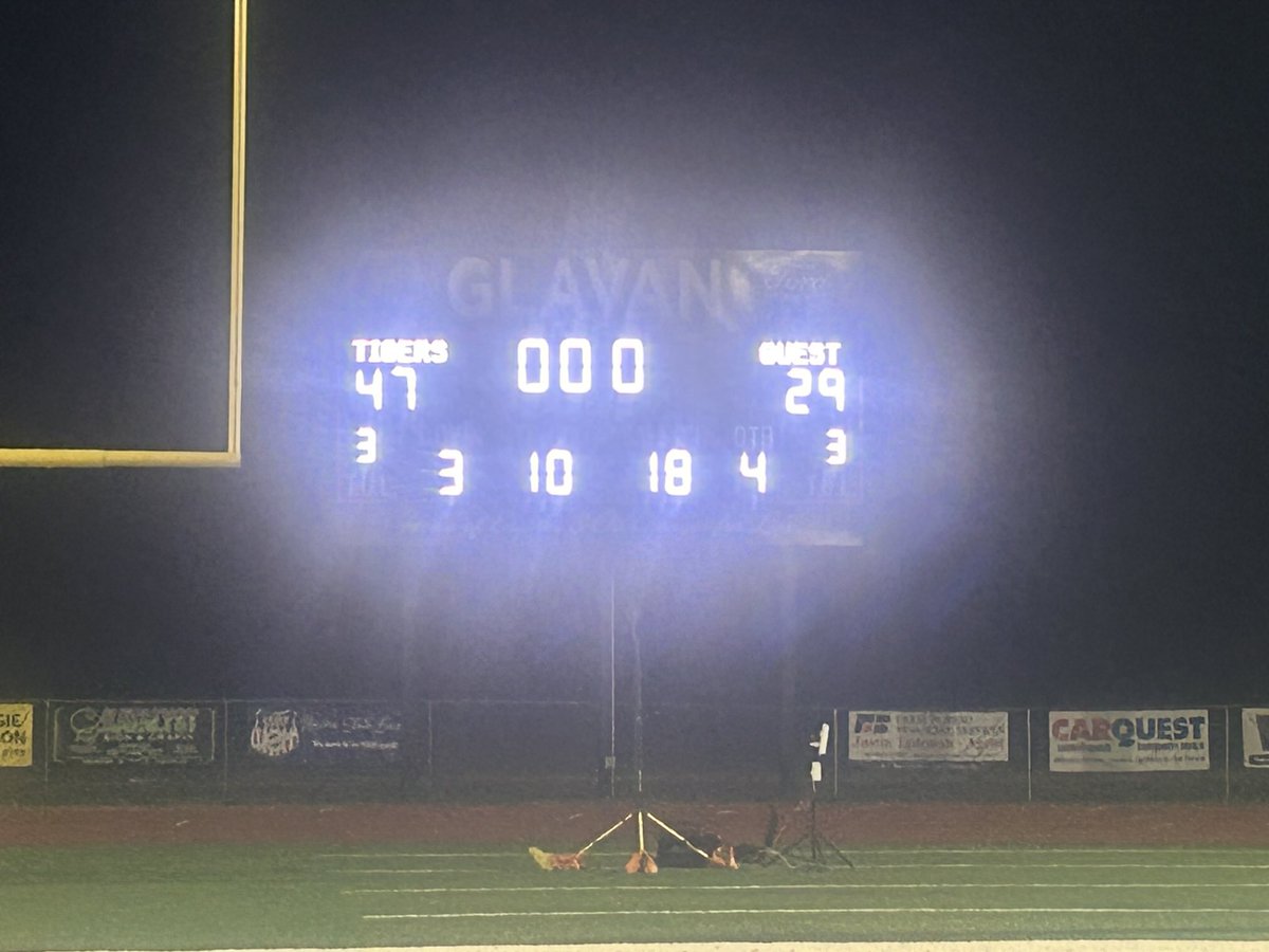 6-3 Clay Center Tigers moving on the 2nd round of the playoffs with a 47-29 win over Scott City!  Go Tigers!