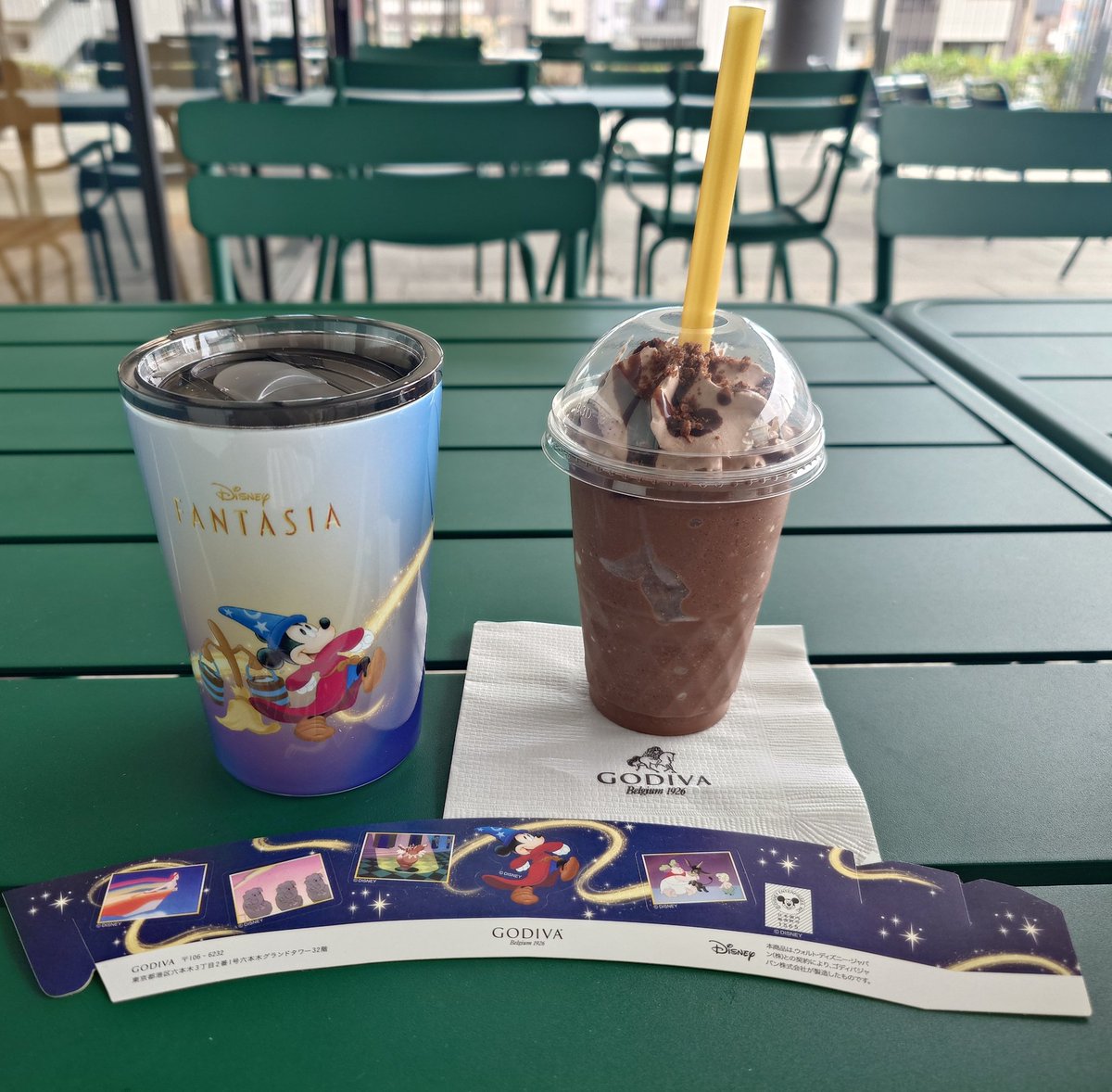 ミッキー　GODIVA タンブラー　FANTASIA ゴディバ　ファンタジア ミッキー GODIVA タンブラー ゴディバ ファンタジアDisney 85