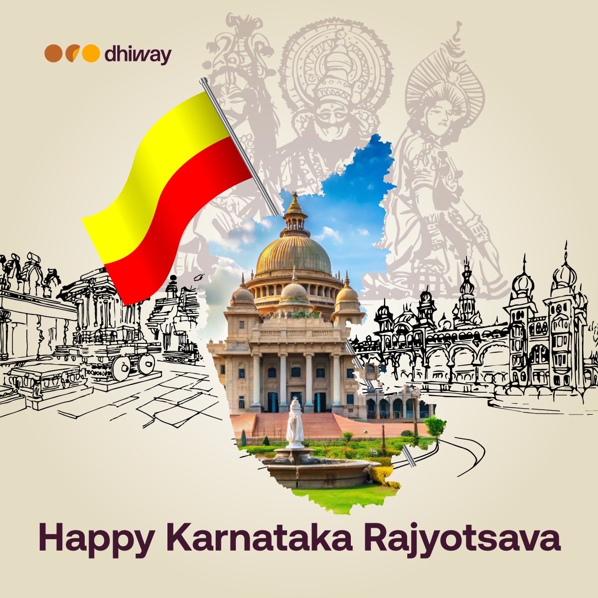 Namma Karnataka. Namma Pride. ❤️💛
Celebrating the spirit of progress, culture, and innovation this Rajyotsava.

#KarnatakaRajyotsava #Dhiway #TrustInfrastructure