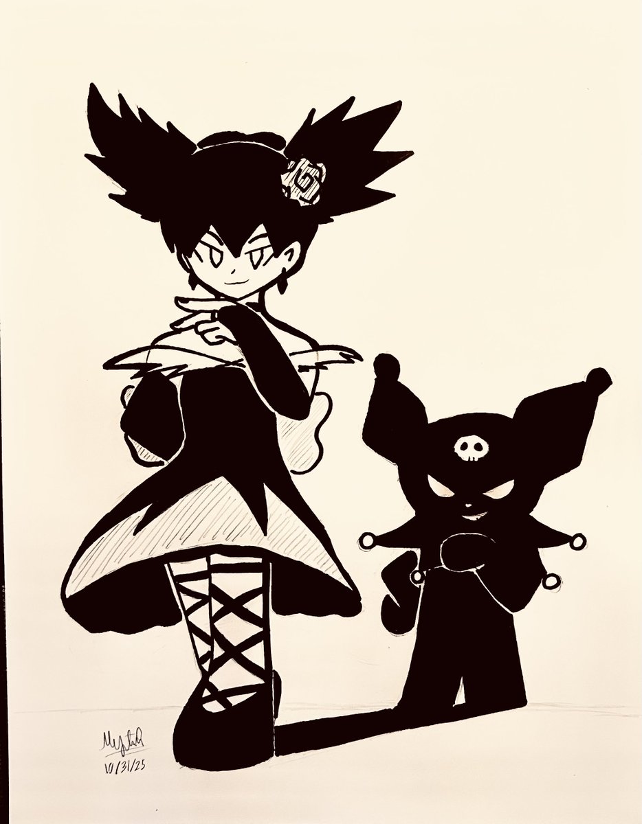Myth_Roses's tweet photo. 31.) Kuromi #Sanrio https://t.co/P5fcufZhMD
