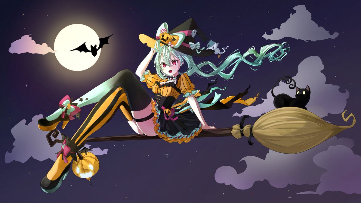 ne4_la's tweet photo. 人間達、ハッピーハロウィンだ♩
(大時差ボケドラゴン) https://t.co/emLrBu1pj3
