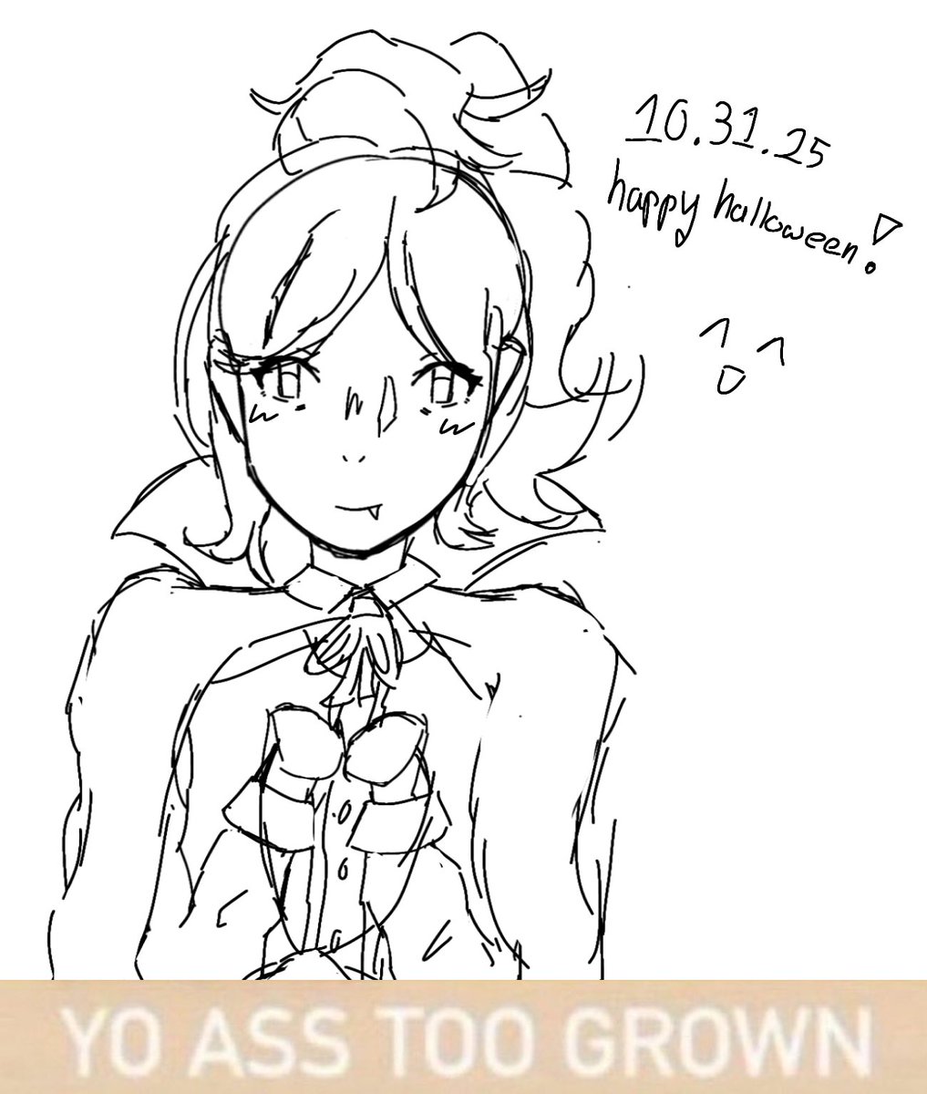 timelyeternity's tweet photo. happy halloween everyone !! (*´∀`) take this doodle before i go out https://t.co/TjNpyQkNtj