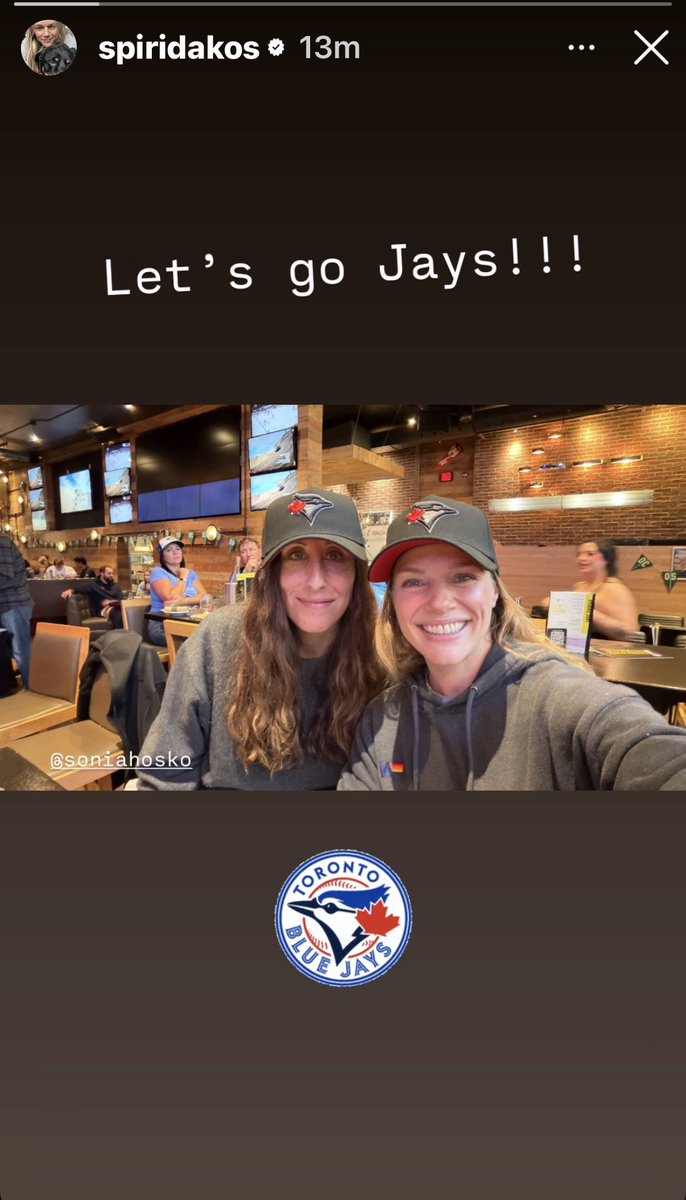 Our sunshine Queen posting! rooting for her Blue Jays