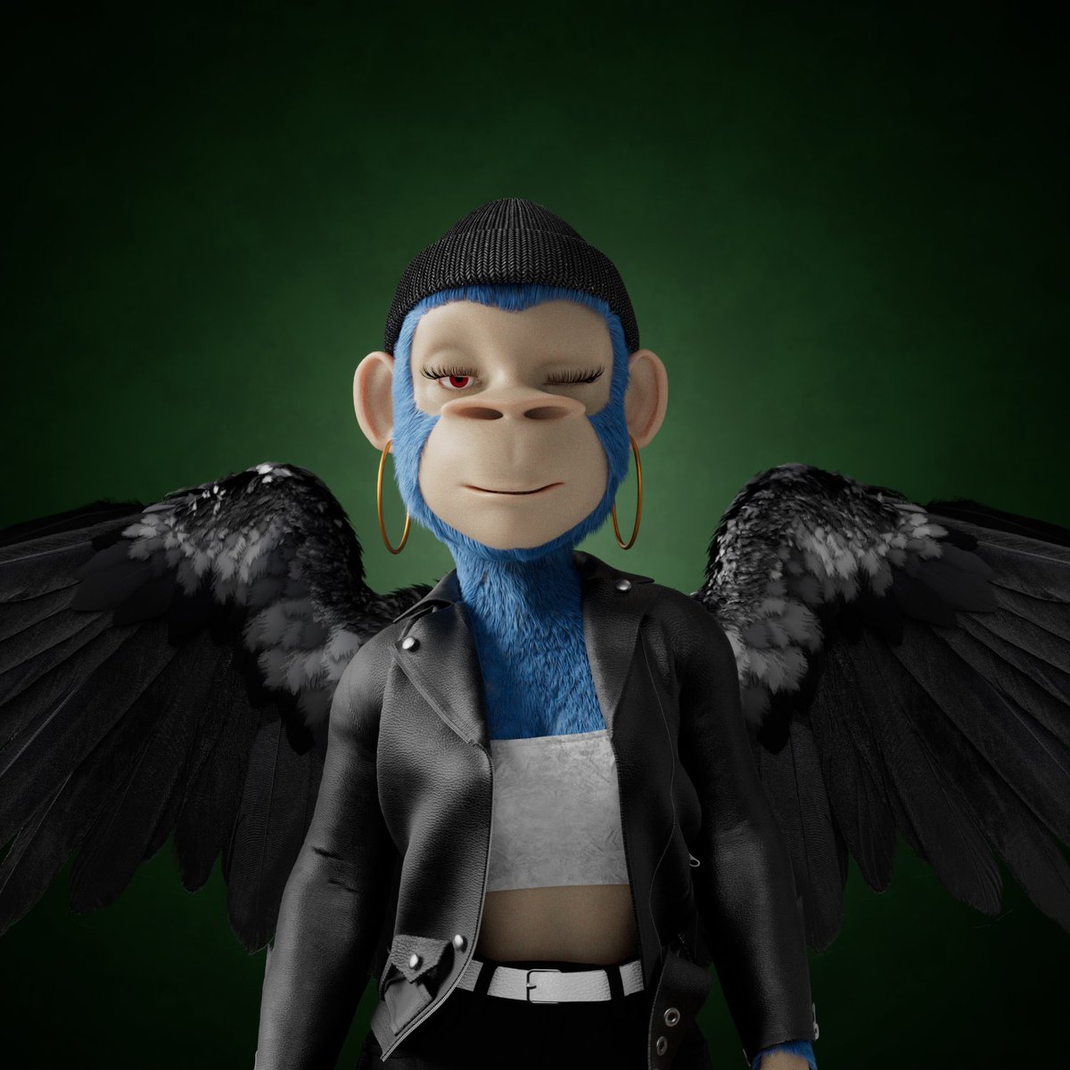 munnajast's tweet photo. When Fashion meets #NFTs 

#c4d #octanrender #3d