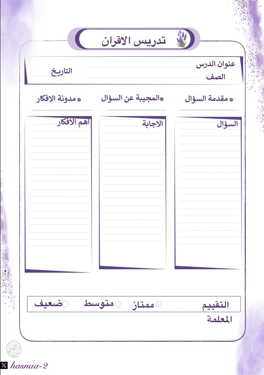 hsanaa_2's tweet photo. #استراتيجية تدريس الأقران
تعتمد على أن يُعلّم الطالب زملاءه، 
فيتبادل الجميع الخبرات والمعرفة 💡
تعزز الثقة بالنفس، 
وتنمي روح التعاون، 
وتجعل التعلم أكثر متعة وتفاعلاً 
ويمكن استخدامها في الخطط العلاجية 
#تعليم #جرعة_تحفيزية https://t.co/JNNoZdPqTJ
