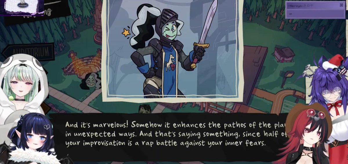 BorkyBarks's tweet photo. #YumiGoneLive #AlivenHaunting #REMKanashibari #NOVAeREPORT 
MONSTER PROM!!! I love this game and wanna play it myself one day. All the Lunalia VA was amazing so many funny moments and the right amount of table cucking (sorry yumi) 💜♥️💚💙 thank you for the collab and cover! 🥺🎃 https://t.co/wnvxcrmNKH