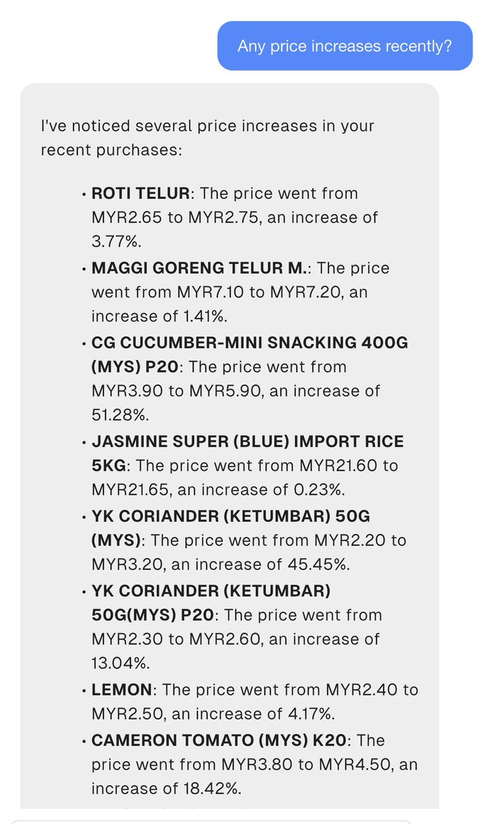 eyemeroll's tweet image. If you’ve been trying to keep track of your spending but never found a way that sticks - I built something for you.

It’s called Retrx.

Just scan your receipt, and it pulls everything out - merchant, total, even the line items.

It also shows when prices quietly go up.