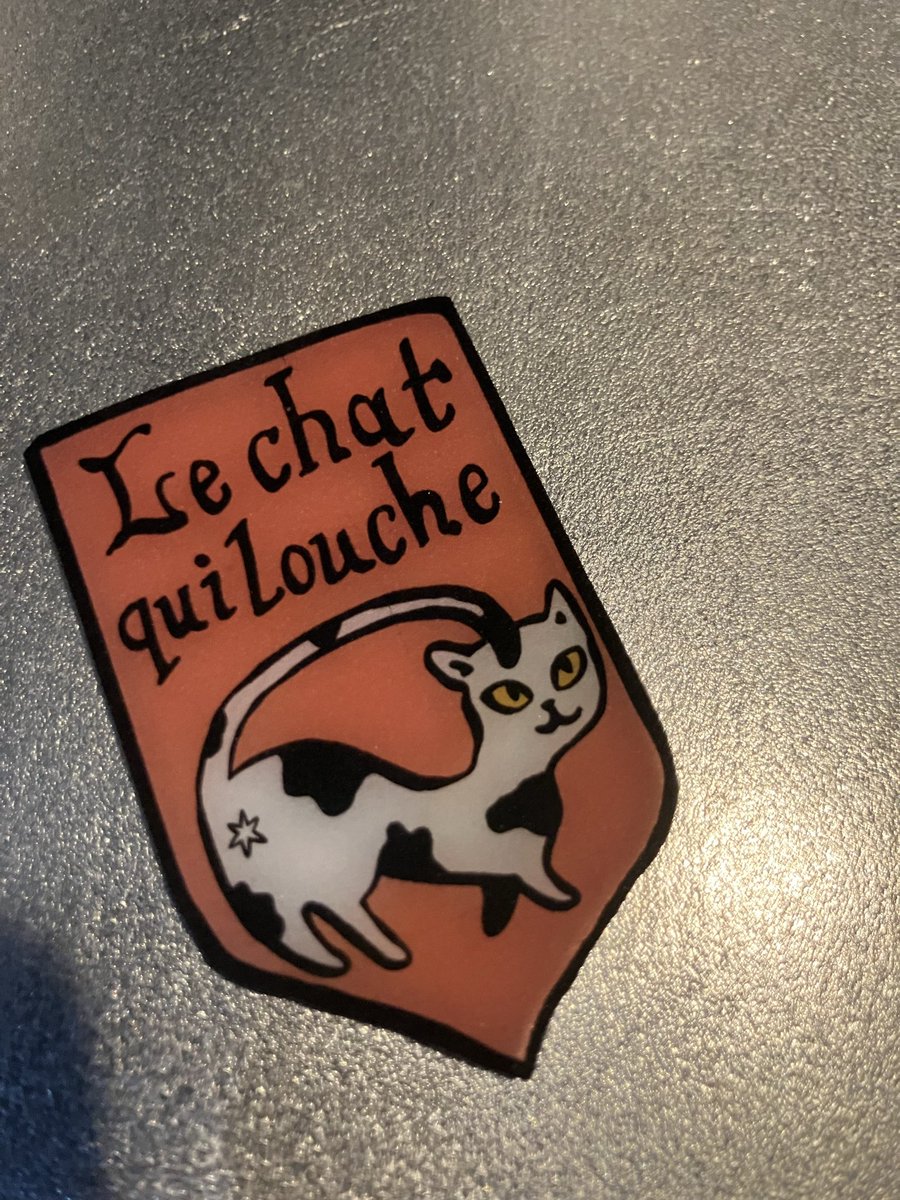 これをこうしてこうじゃ

ザンジムさんから直接OKをいただいたので 
#東京BDフェスティバル では『男の皮の物語』妖猫軒バッジをつけています（今向かっております！）