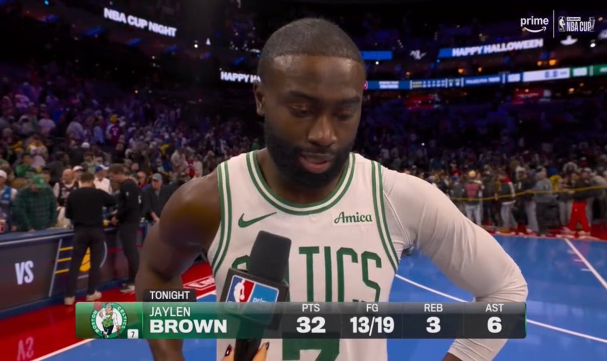 lockedupjb's tweet image. RESPECT JAYLEN BROWN