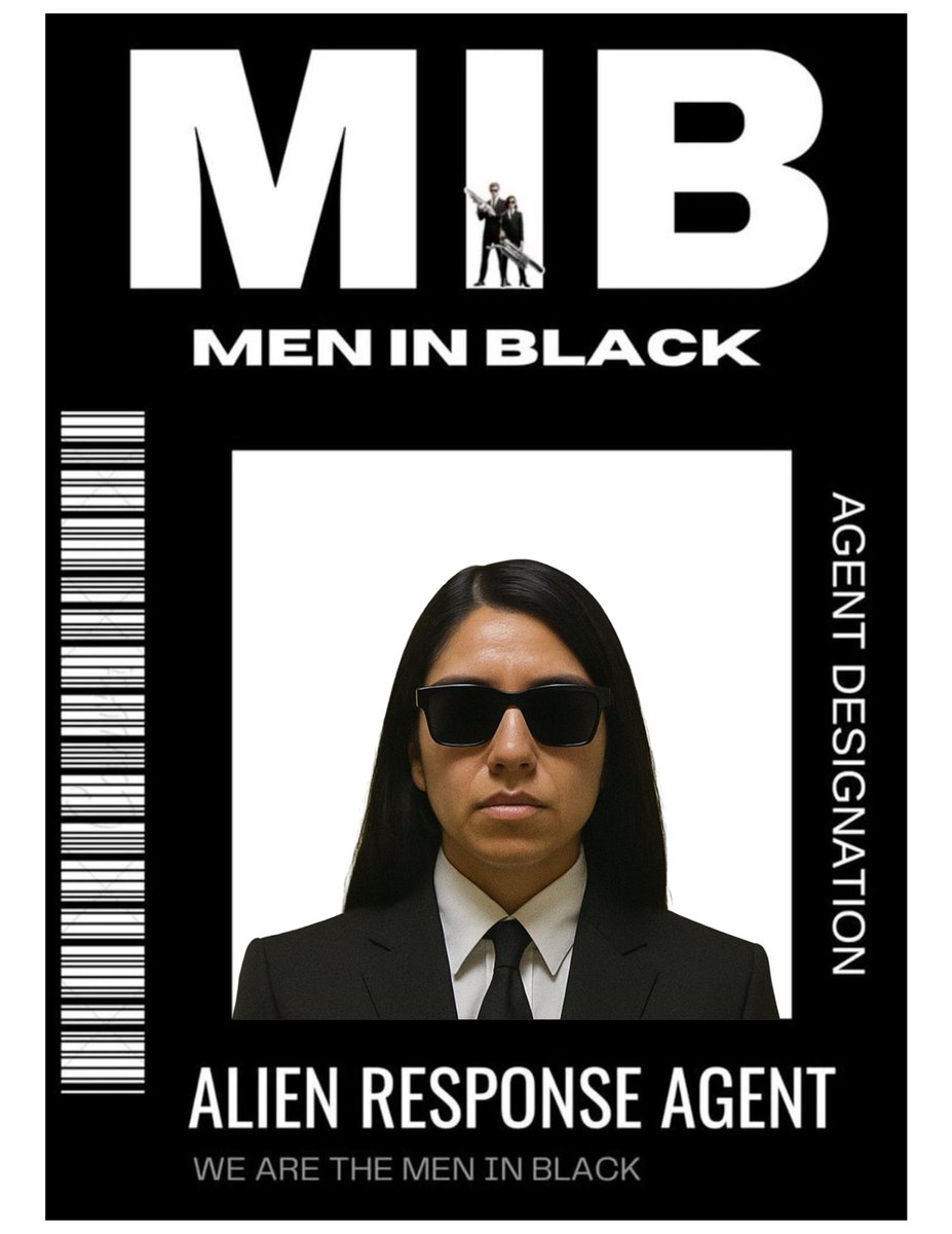 MISSING AGENT ALERT
One of our own from the Men in Black has gone rogue... or maybe just got lost in another galaxy.
If you've seen this agent, report immediately. The universe depends on it. 🕶️👽 <a href="/SGarcia_RES/">Stephanie Garcia</a> <a href="/RobertRRojas_ES/">Jennifer Marquez</a> <a href="/SMorales_Res/">Sandy Morales 🇱🇷</a>