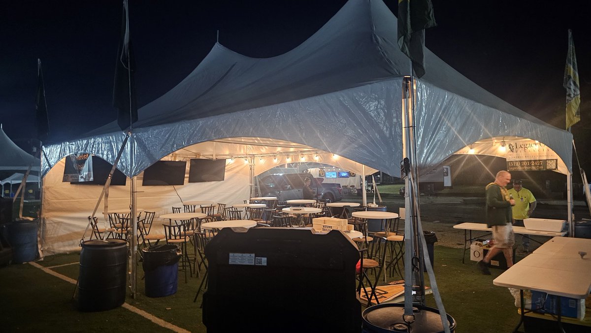 I DIDNT HEAR A BELL!!!!!! 

We are back baby!!! Nothing can stop me from tailgating!!! #SicEm #RoadWarriorTailgate