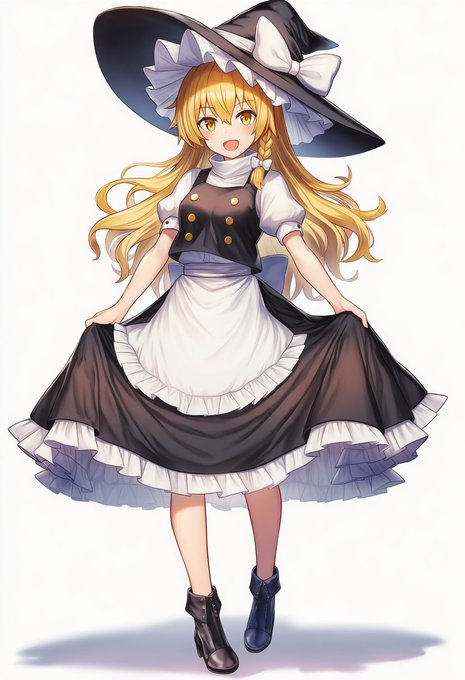 NovelAIで魔理沙の立ち絵を出力して、ナノバナナで健全な包帯衣装を複数パターン作って、それを元にNovelAIのキャラ参照機能で指定通りの構図の絵を作り、それをさらに3枚目の絵を参照して自分の絵柄っぽくする。 これでかなり絵をコントロールできるようになった。