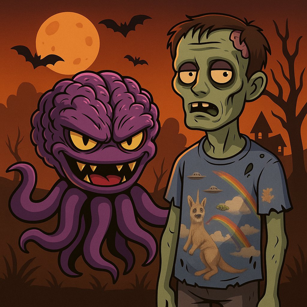 HAPPY HALLOWEEN from all  of us at MONSTER BRAINS!  As a treat we sent 5% of supply to VITALIK.

etherscan.io/tx/0x5795581de…