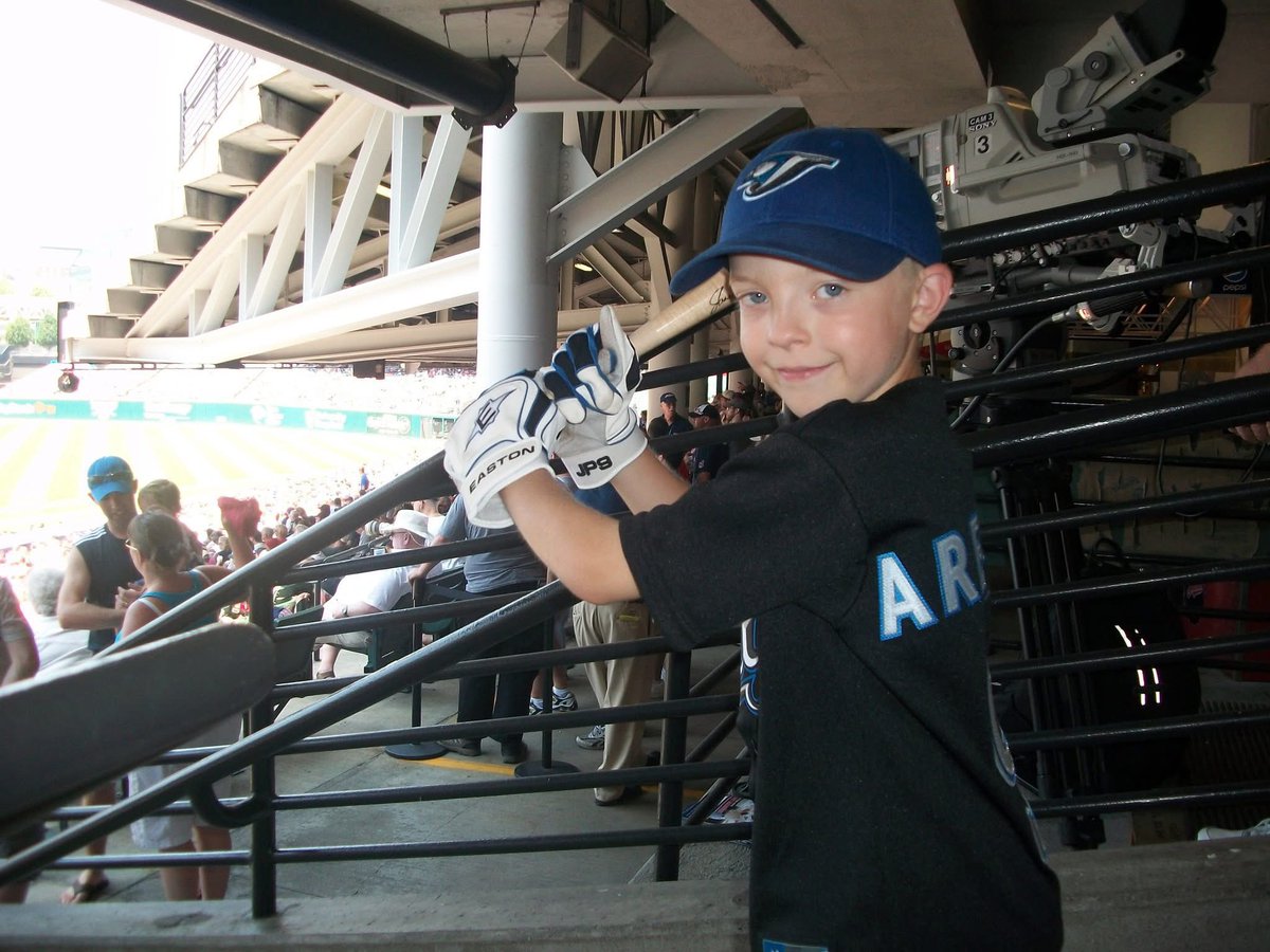 <a href="/jparencibia9/">Jp Arencibia</a> .. this goes back to 2011. You gave my boy your gloves after signing his jersey