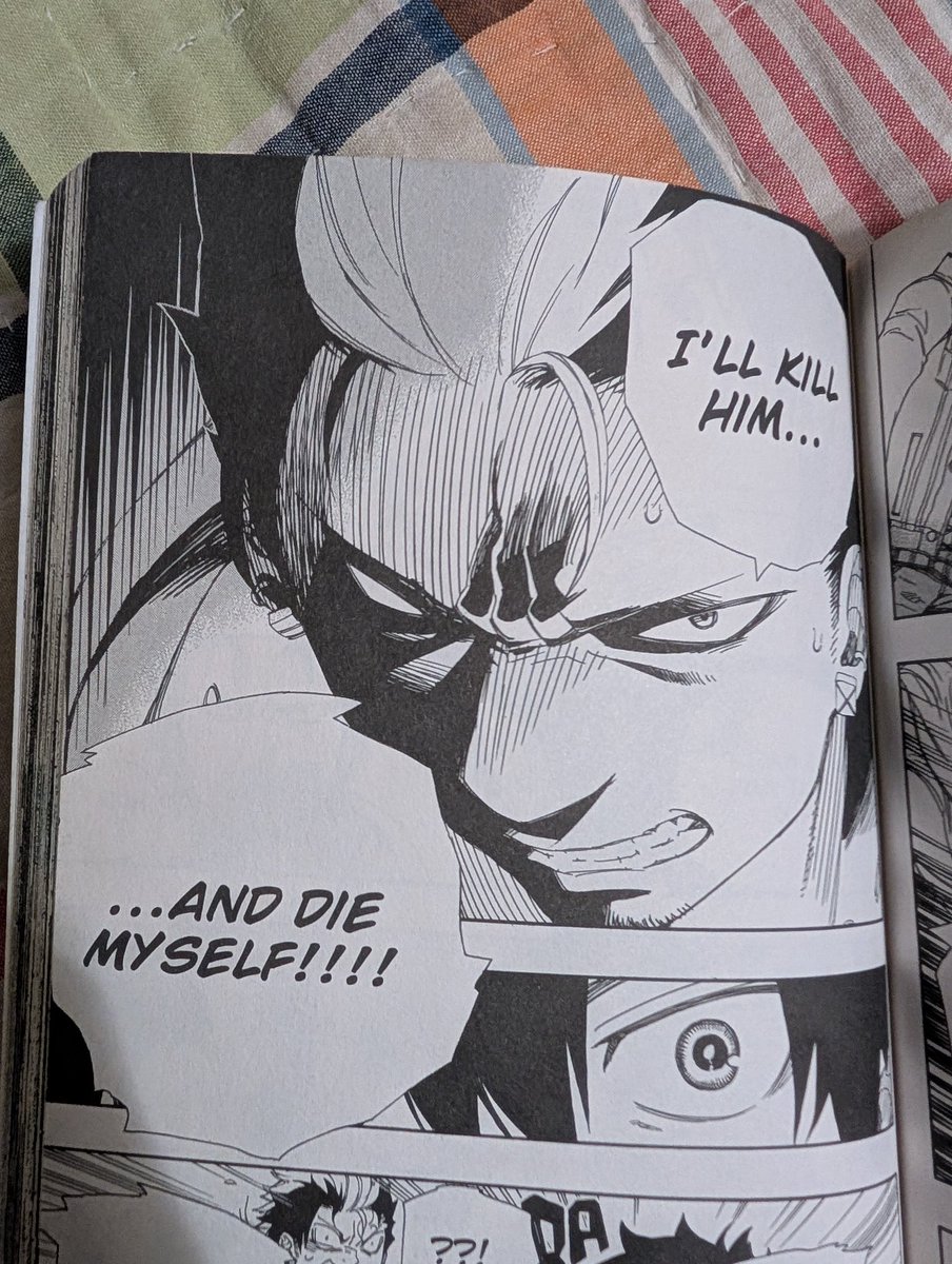 The1AnOnlyIvory's tweet photo. @PoliticDeclined Oh yeah I remember that😭 why is that the first thing you think of tho when there's super cool panels like this.. idk I haven't seen the anime maybe it's a poor adaptation https://t.co/xTm3ZJV3e8