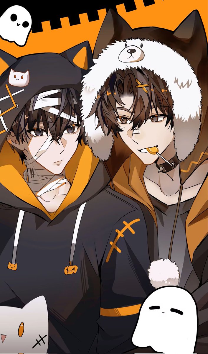 #伪装学渣 #朝俞
#fakeslackers 
万圣节快乐！🎃