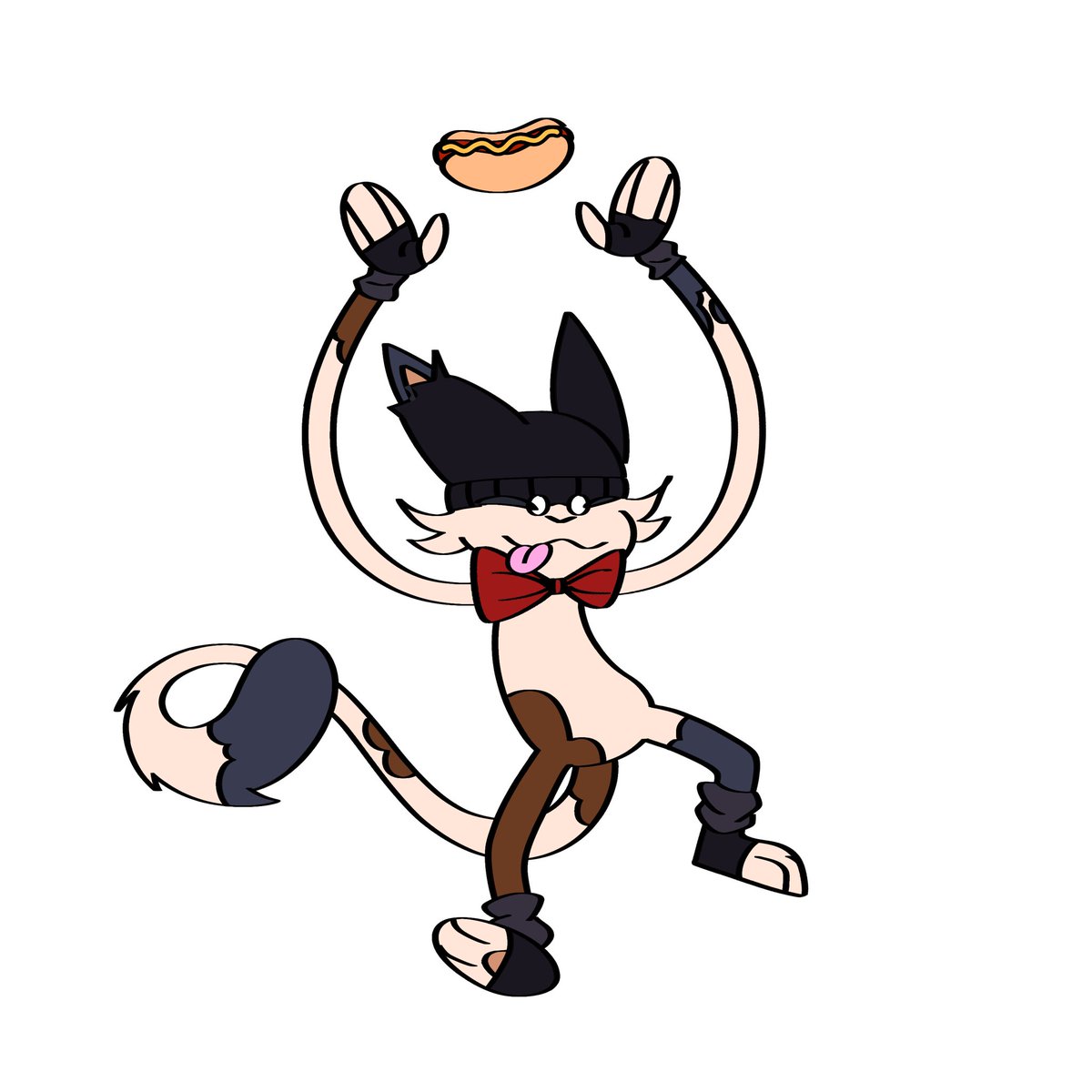 Happy belated birthday <a href="/MiojoBLINDADO_/">🎤 MOJO ☕ ( Comms closed )</a>! I'll draw your current sona next time, I just really wanted to draw the stretchy cat

#Mojo #SmilingCritters #SmilingCrittersSONA #SmilingCrittersAU