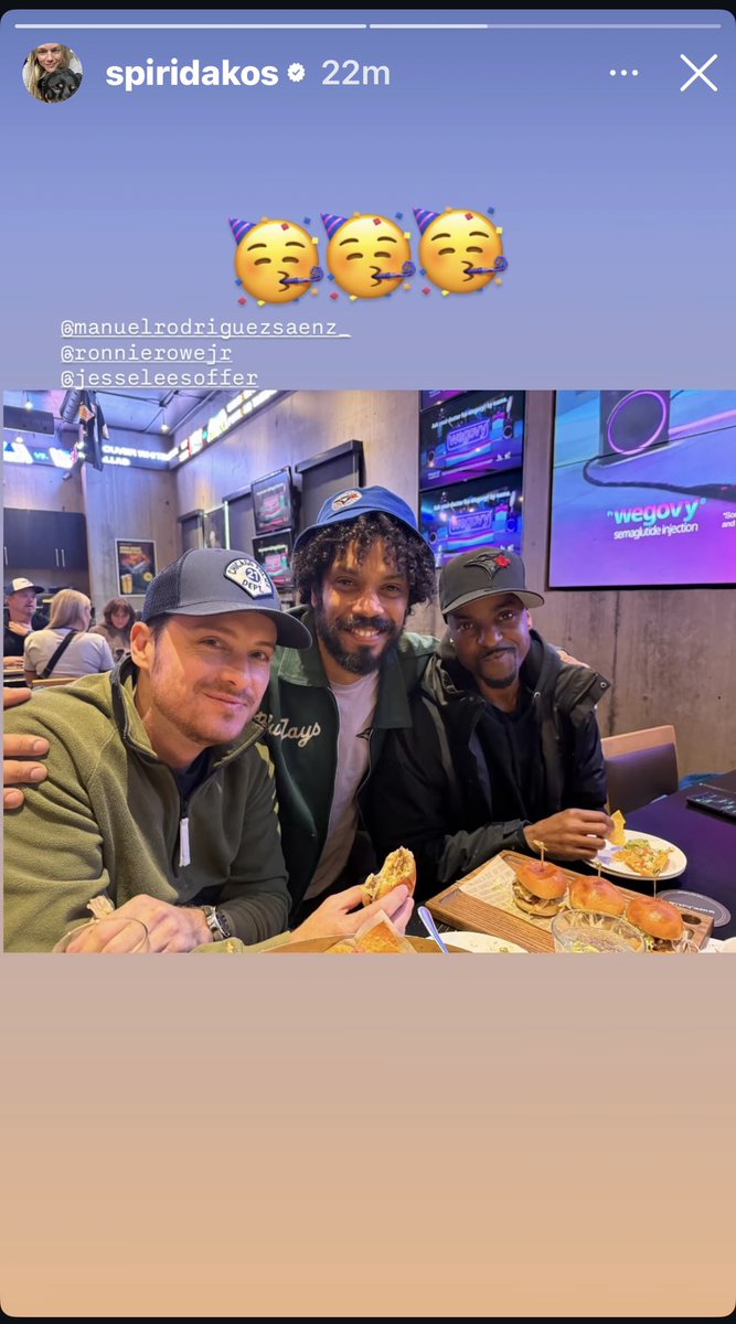 And of course there is her King couldn’t leave him out 📸IG tspiridakos