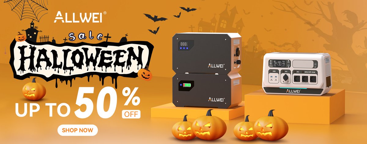 allweiofficial's tweet image. Süßes oder Saures? 🎃 Lassen Sie Ihre Geräte nicht zu Kürbissen werden! Bleiben Sie dieses Halloween mit den tragbaren ALLWEI-Powerstations immer aufgeladen. Perfekt für Partys im Freien und Stromausfälle! #ALLWEI #HalloweenTech