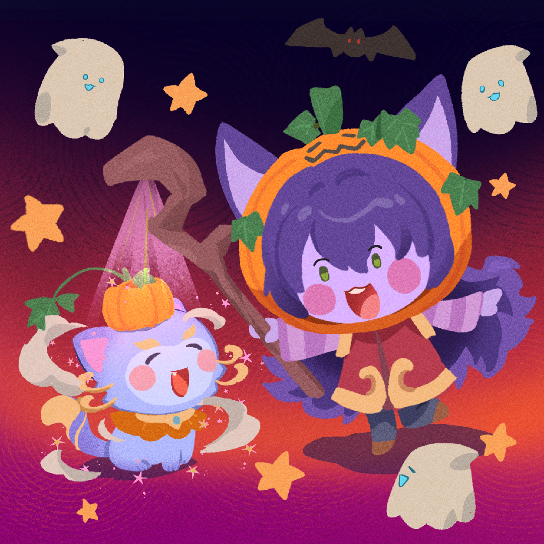 wildrift's tweet image. A little pumpkin magic goes a long way 🎃✨Lulu’s brewing something cheeky for Halloween, so everybody watch out 👀🐾