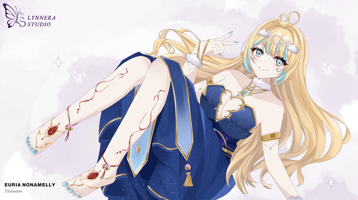 Lynnerastudio's tweet photo. Art commission from @EuriaNonamelly ! 
Thank you for your commission💝✨

Artist : @ahnsyaraa

#lynnerastudio #Commission #ilustration #Vtuber https://t.co/IWim2pabmE