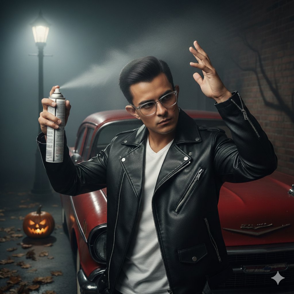 flatron_gui's tweet photo. #HappyHalloween 🎃🎃🎃🧡 #slicker #greaser #pomp https://t.co/P3sCGqJJxL