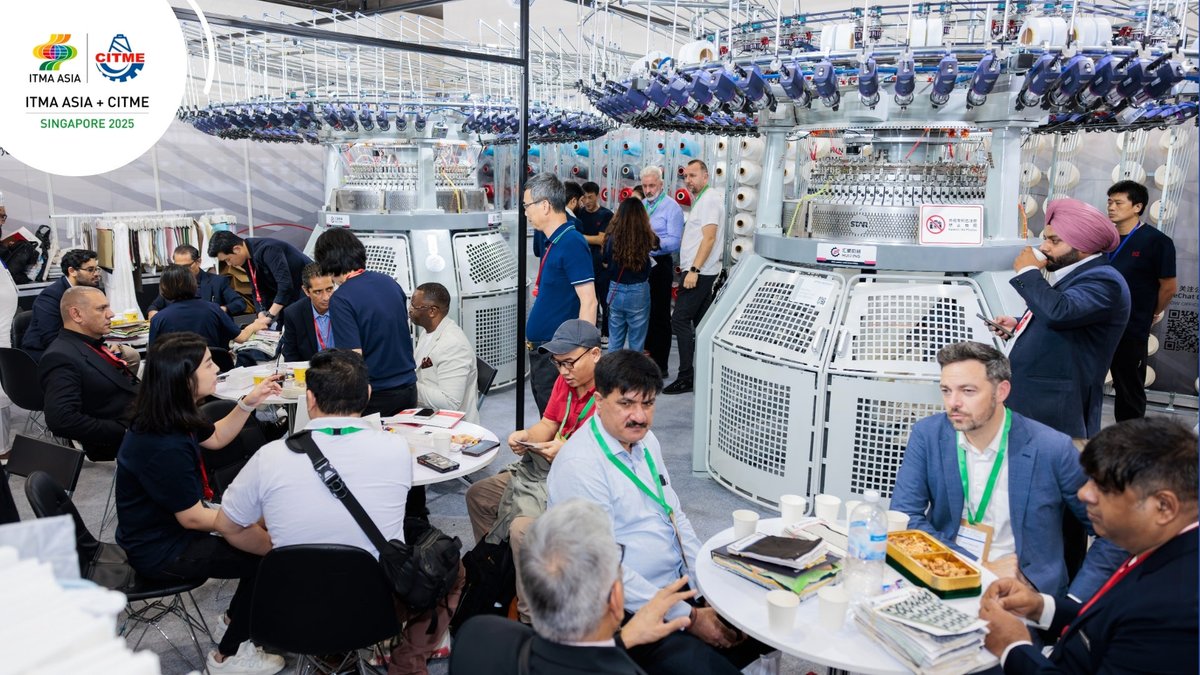 ITMAasiaSG's tweet image. It’s a wrap! Thank you for being part of ITMA ASIA + CITME, Singapore 2025. 
 
#ITMAasiaCITMEsg2025 #TextileIndustry #Textiletechnology #Textiletechnologyexhibition