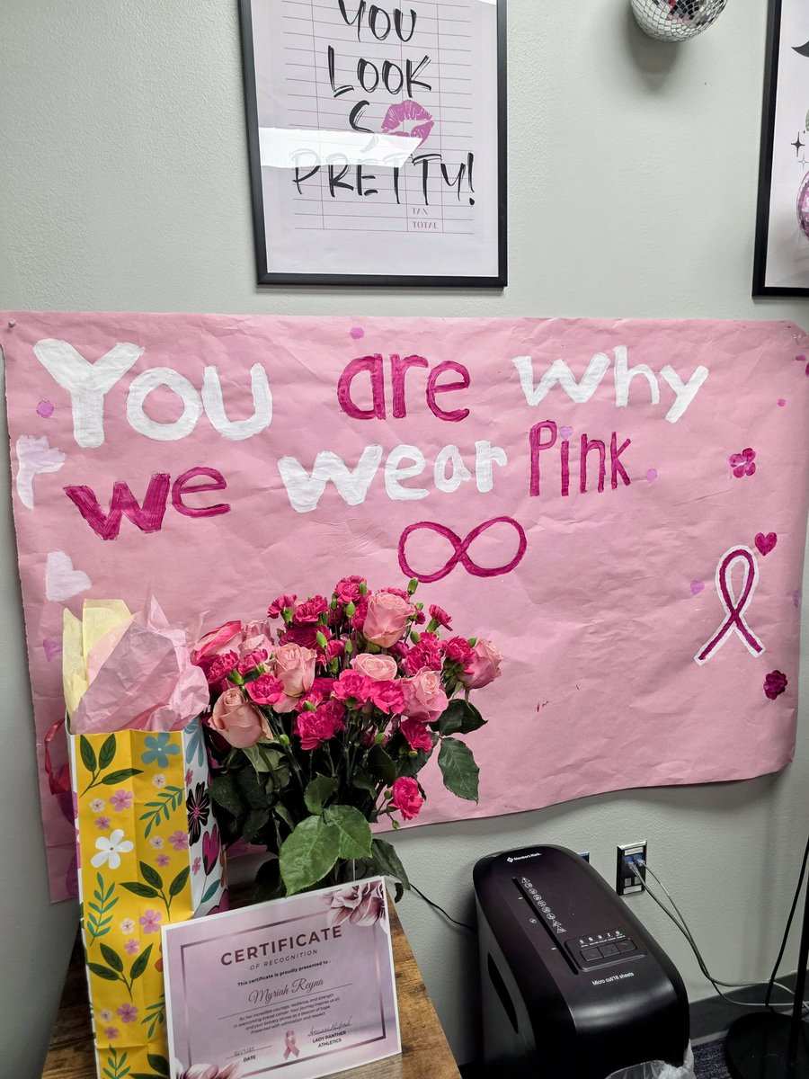 Pinktober🩷 with <a href="/MDJH_Panthers/">McDonald Junior High School</a> fellow survivors and the thoughtfulness of the <a href="/MdjhAthletics/">MDJH_Athletics</a> Lady Panthers