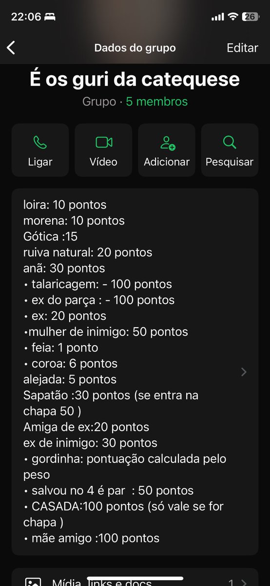 O grupo que eu entro kkkkk