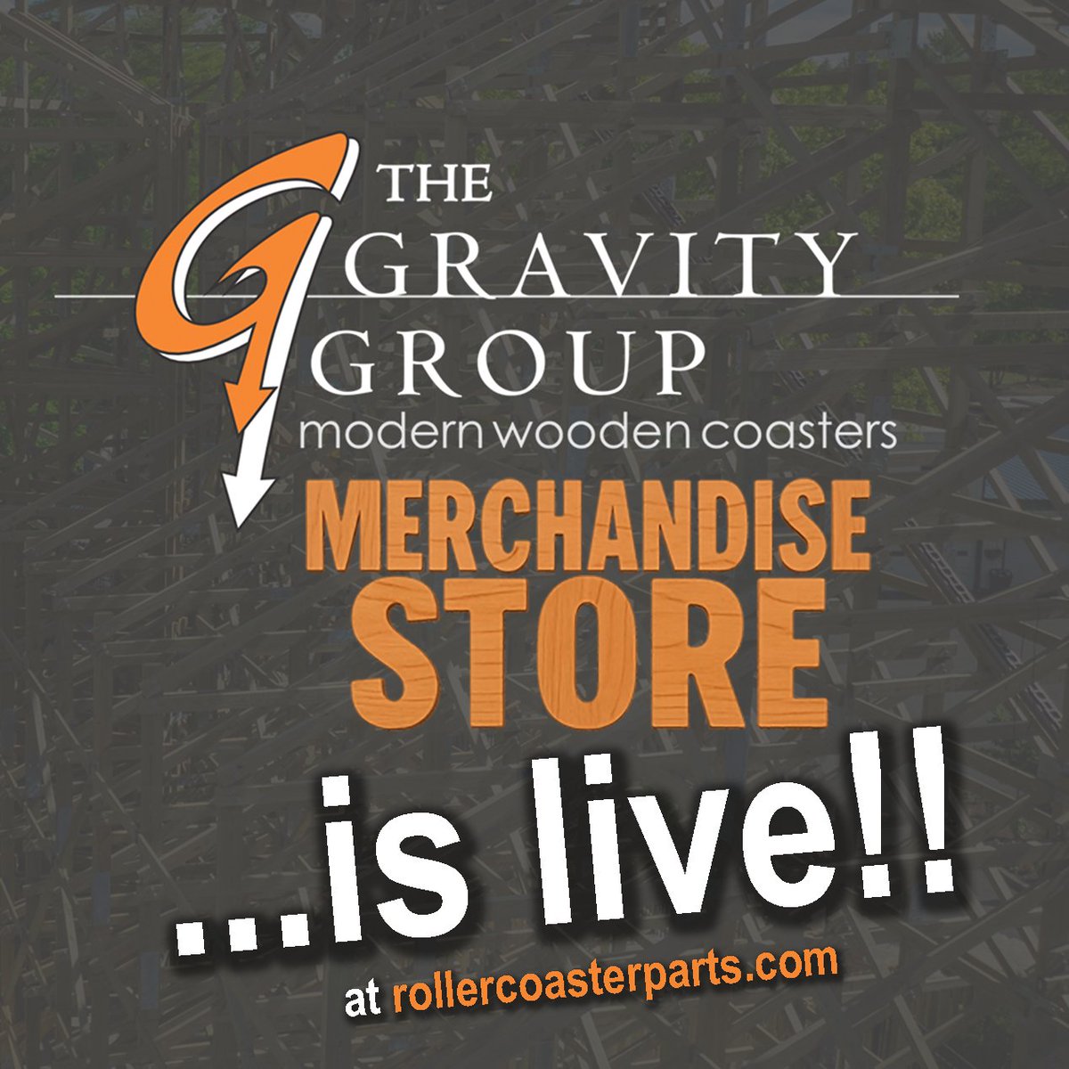 thegravitygroup's tweet image. You have asked, and we have listened! You can now buy your very own Gravity Group merch. Go to the easy-to-remember website: rollercoasterparts.com. Drop a suggestion here for future items here or on the merch site.
#ThouShaltNotSteel
#EngineeredPrecutTrack
#Timberliner