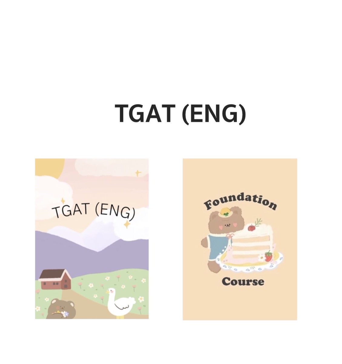 Kaiton_tt's tweet image. คอร์สราคาน่ารักมาก ได้เรียนทั้งแกรมม่า,ตะลุยโจทย์ tgat (มีแถม ตะลุยโจทย์grammar อีก ,mock tgat อีกกว่า 10 ชุด) คุ้มม้ากก พี่มุกตอบแชทเร็วสุดๆ ปล.ปกคอร์สน่ารัก 🧸🤍
@pmooktutor #tgat69 #dek69