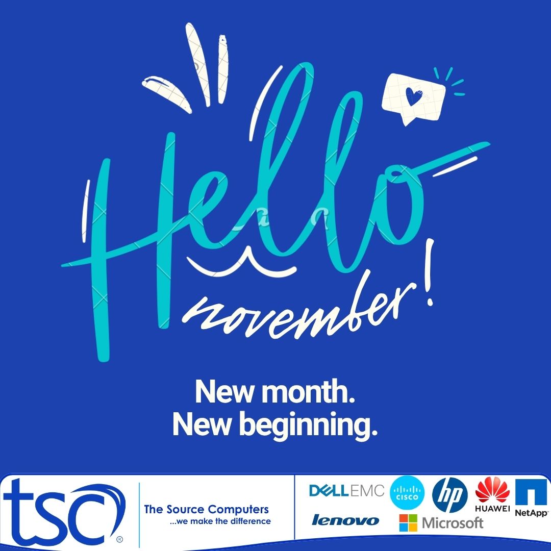 Happy New Month from all of us at The Source Computers Limited (TSC)!

Here’s to new opportunities, growth, and continued success. 🌟

#HappyNewMonth
#NewBeginnings 
#TSC 
#ExcellenceInService