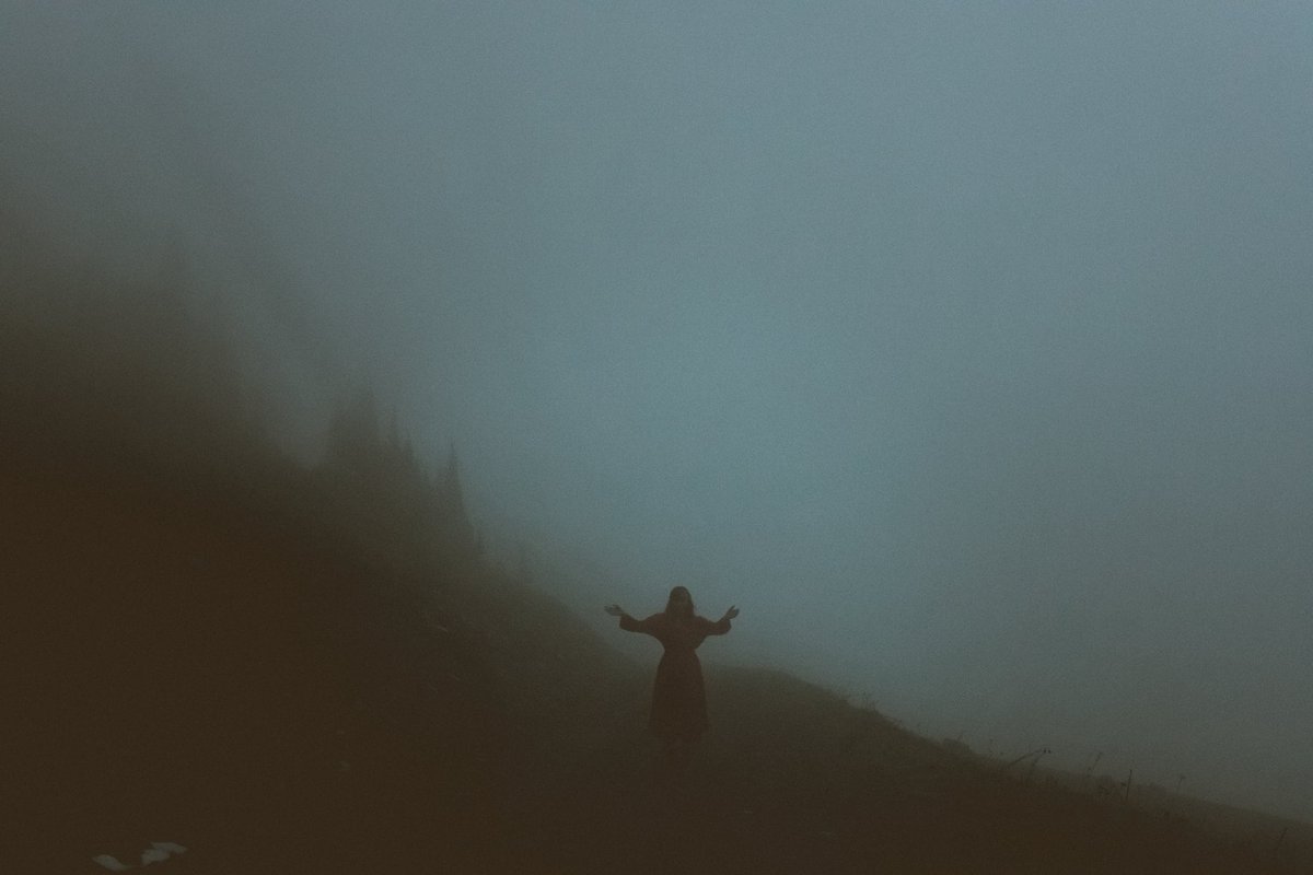 i left church and shortly after found her standing in the fog