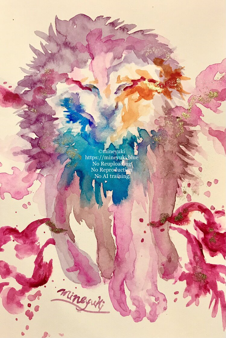 擬獣化オーダー🖌
雄のライオンを描かせていただきました。
制作中、ゲームの大神の話で大変盛り上がったので、記念(?)に隈取りも追加で描き込みました＾＾
オーダーいただき有難うございました🦁✨