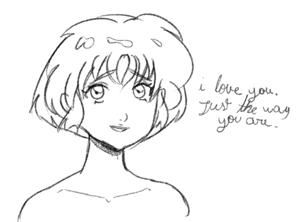 akane sketch, because i was feeling bad.