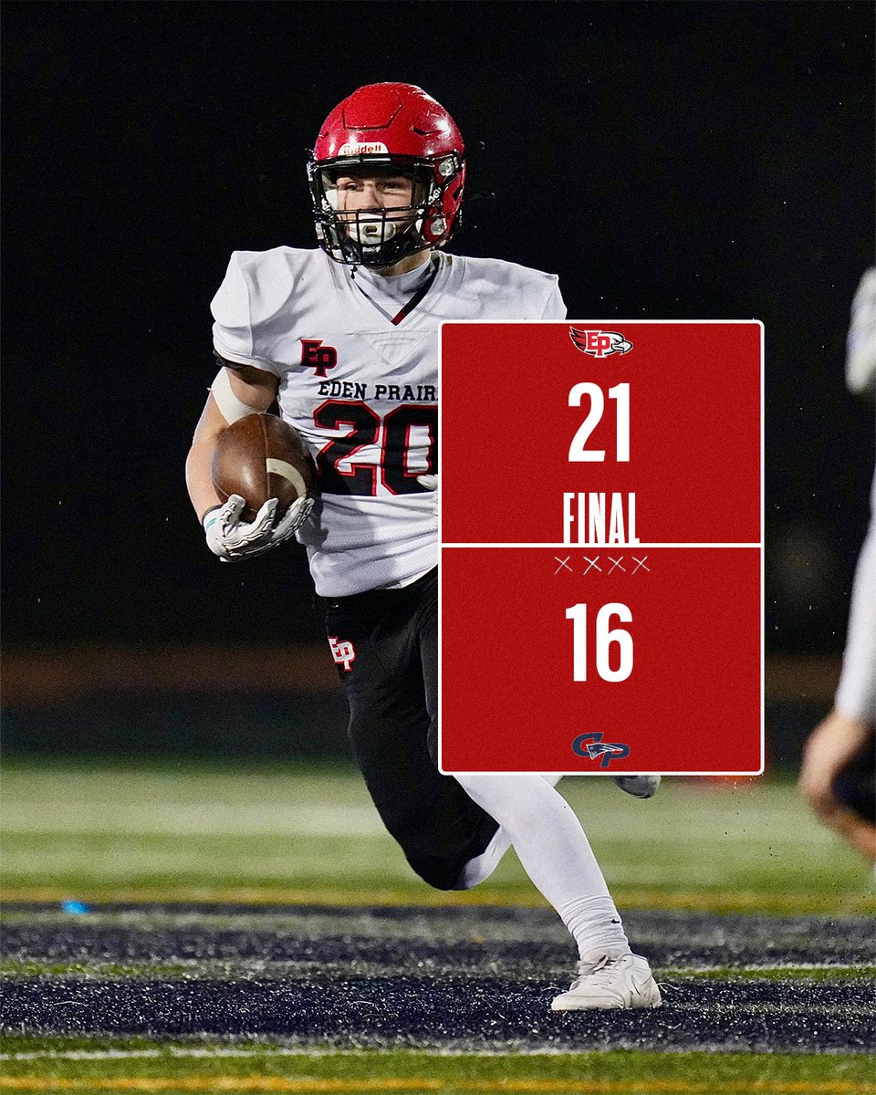 Eagles win in Champlin Park! See you next week in Osseo!