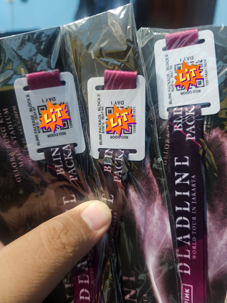 WTS / JUAL

BLACKPINK JAKARTA 2025

BLINK PACKAGE / VIP
 
ROW bagus

✅Sudah WRISTBAND 
✅COD Venue

Lanjut WA ya :
Wa.me/6281932452020

#DEADLINE_IN_JAKARTA #BLACKPINKinJKT
#BlackpinkinJakarta