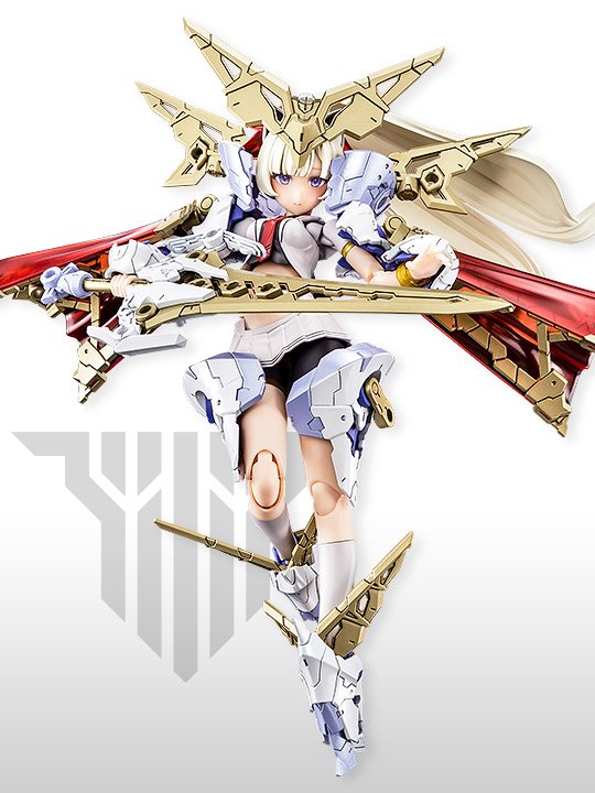 「メガミデバイスのパラディンとナイトダークネス組み合わせて オリジナルナイトメガミ」|拿瓦彩矢@次は名華祭のイラスト
