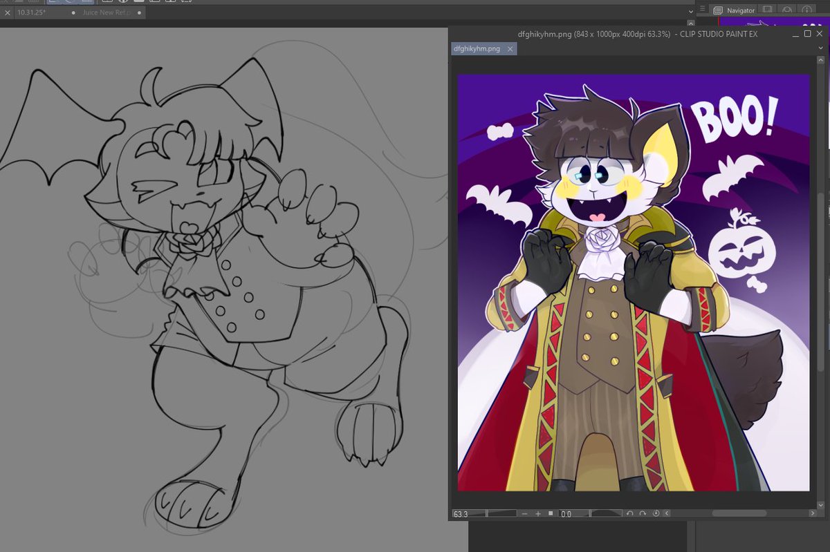 speedrunning late halloween redraw 🫨